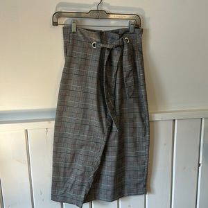 Mexx high waisted grey pencil skirt size 8